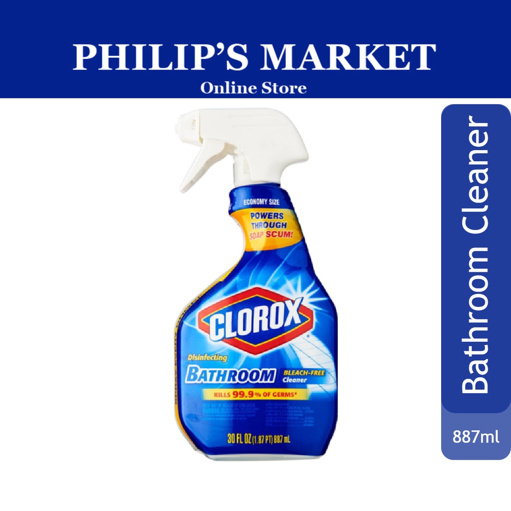 Clorox Disinfecting Bathroom Cleaner 887 ML Shopee Singapore