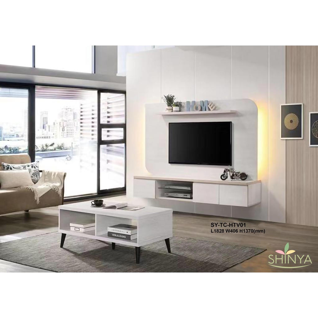 Modern Feature WallMounted TV (6ft) Shopee Singapore