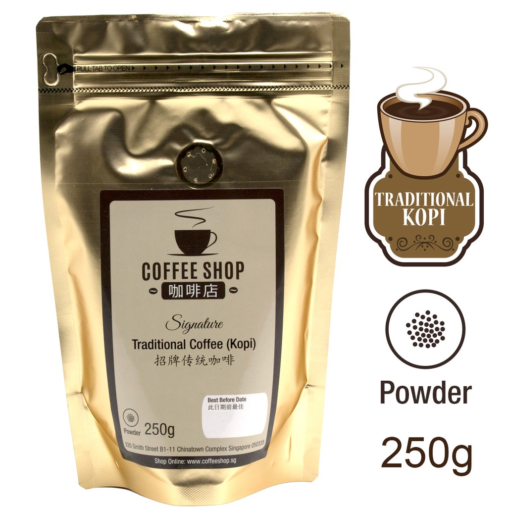 Kopi Coffee Powder 250g Shopee Singapore