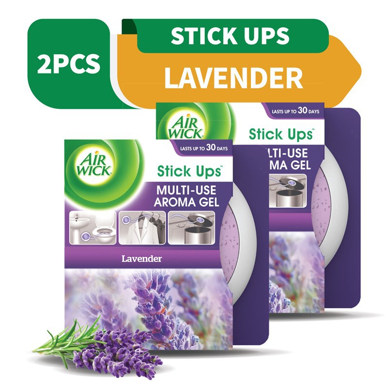 [Bundle of 2] Air Wick Stick Ups MultiUse Aroma Gel Lavender Value
