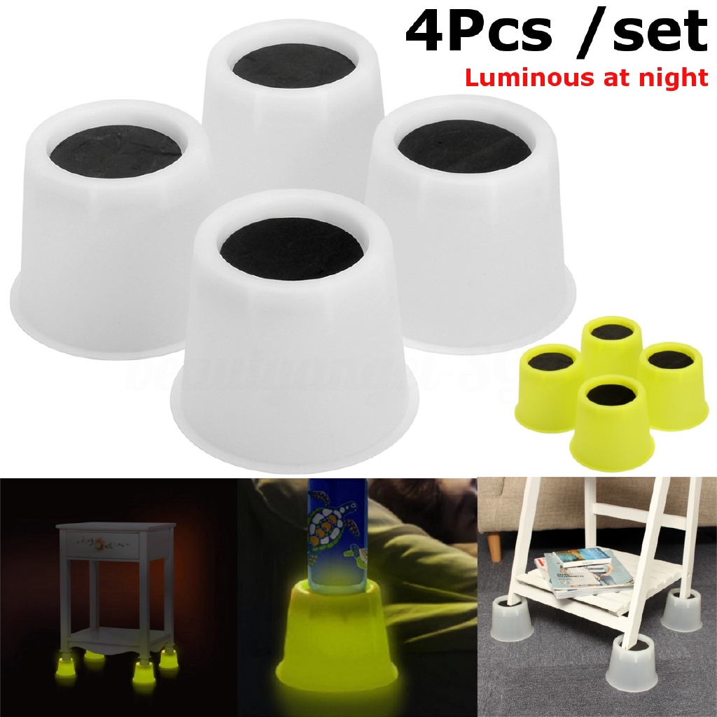 4Pcs Bed Riser Chair Booster Furniture Lifter Feet Aids_Beauty Shopee