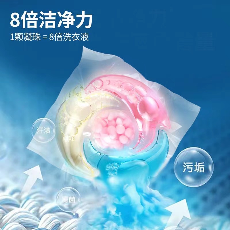 100 pcs 4 in1 Laundry Detergent Gel 1 Box/ Detergent Pods Europe