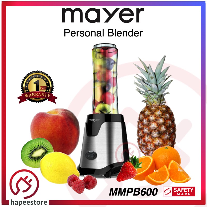 play.home Mayer Personal Blender I MMPB600 I 250W I Light and Compact I