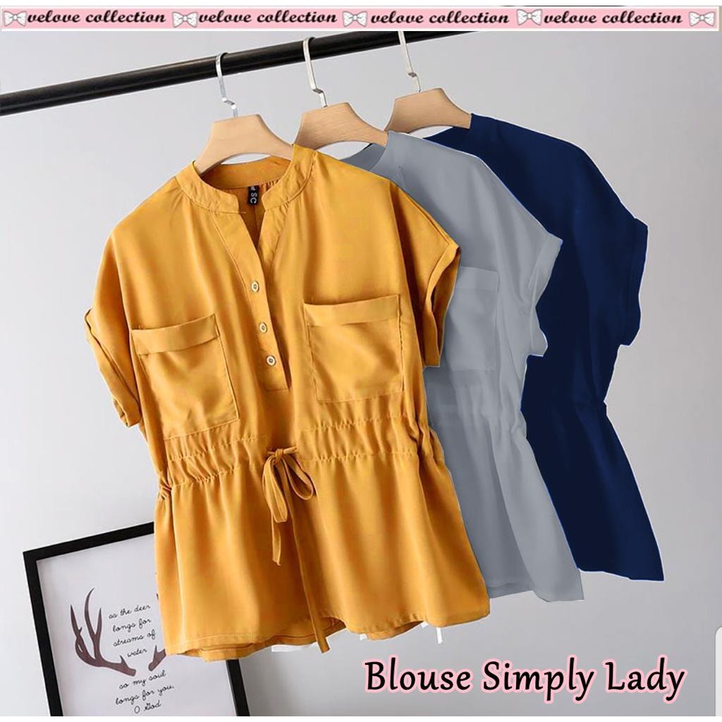 Blouse Wanita Di Shopee / Vika Blouse Top Recent Toryburch