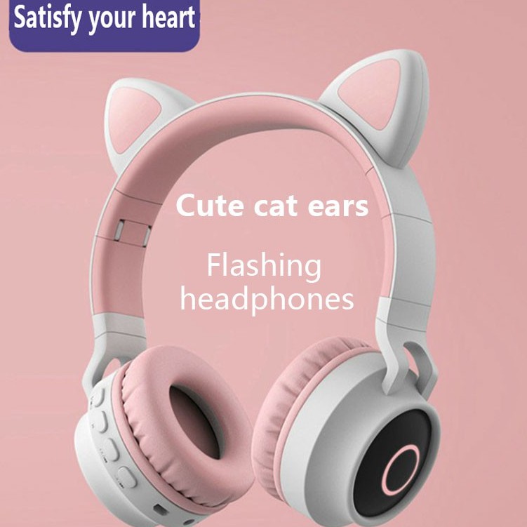 🔥Activities🔥New cat ear headphones cute cute trendy girls