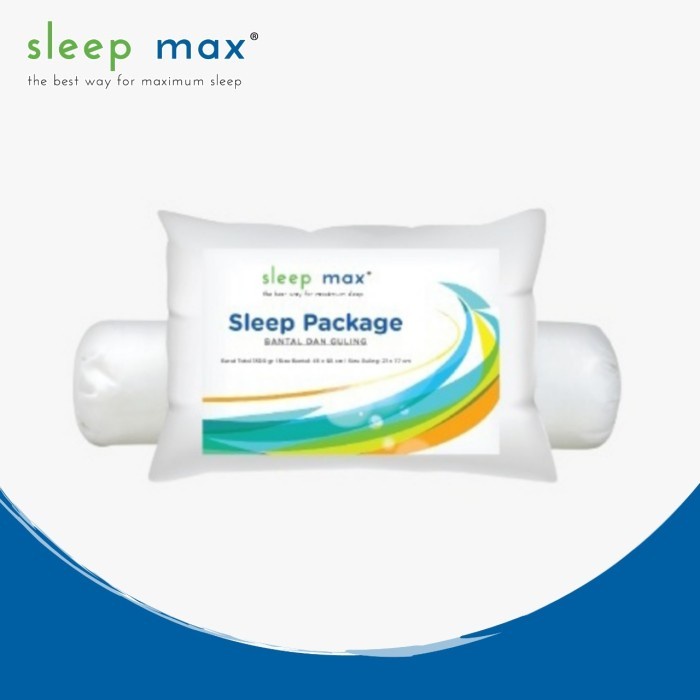 Package 1 Pillow + 1 Bolster Package Pillow Bolster Sleepmax Shopee