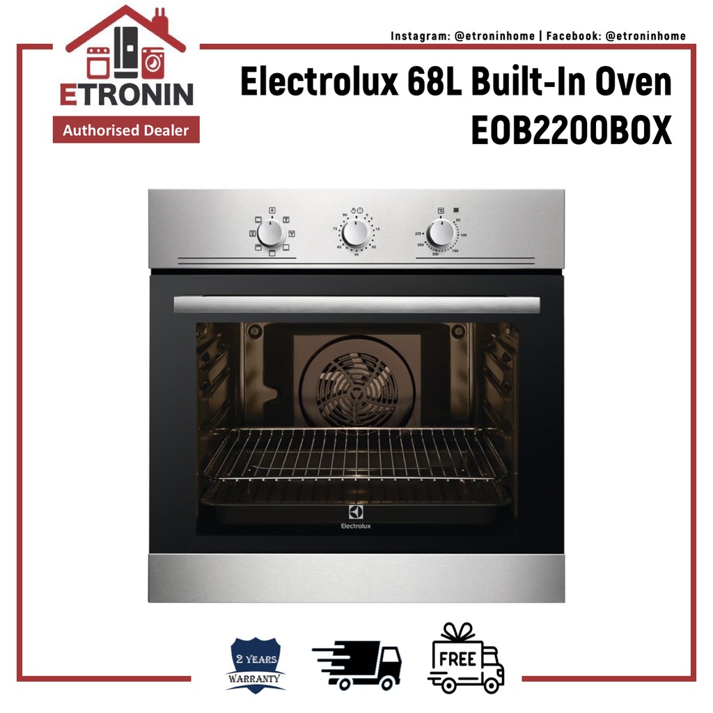 Electrolux 68L BuiltIn Oven EOB2200BOX Shopee Singapore