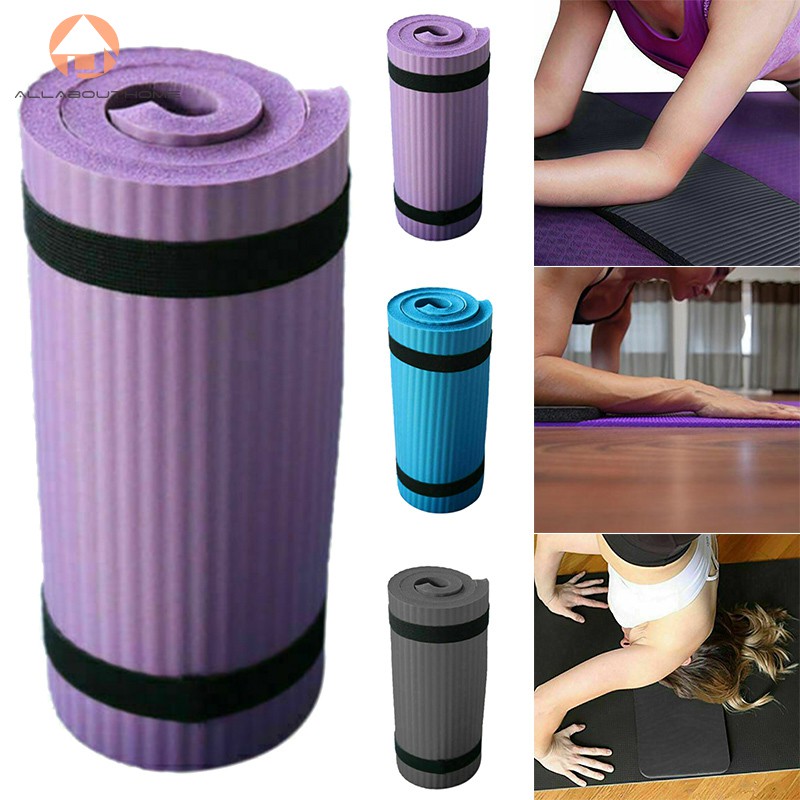 Yoga Pilates Mat Thick Exercise Gym NonSlip Workout 15mm Fitness Mats