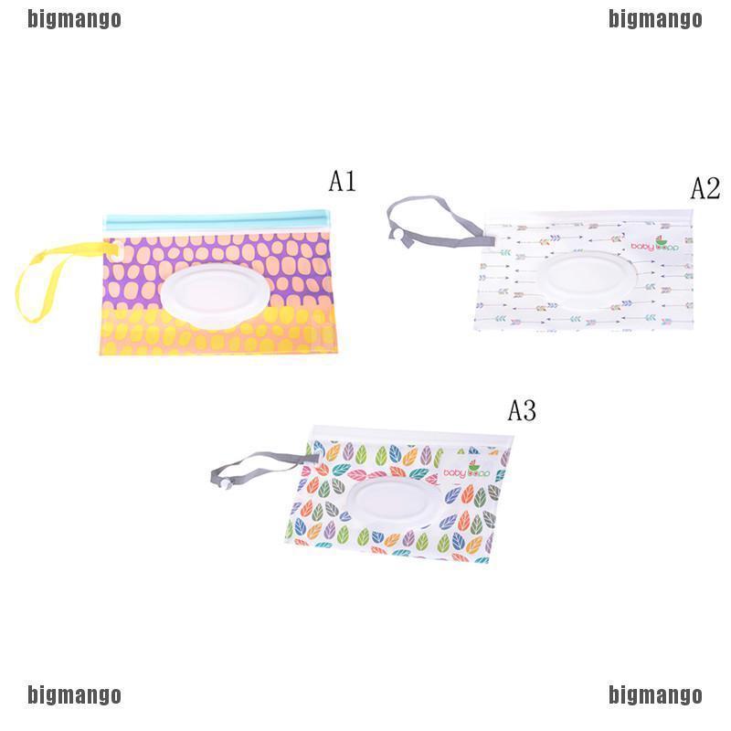 BMSG Clean Wipes Carrying Case Wet Wipes Bag Cosmetic Bag Wet Wipes