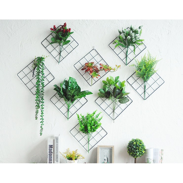 Metal Wire Grid Plant Display Grid Mesh Wall Decoration Grid Wall