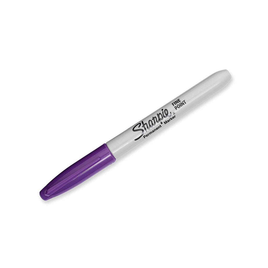 Sharpie Permanent Markers, Fine Point, Purple, 12 pcs Shopee Singapore