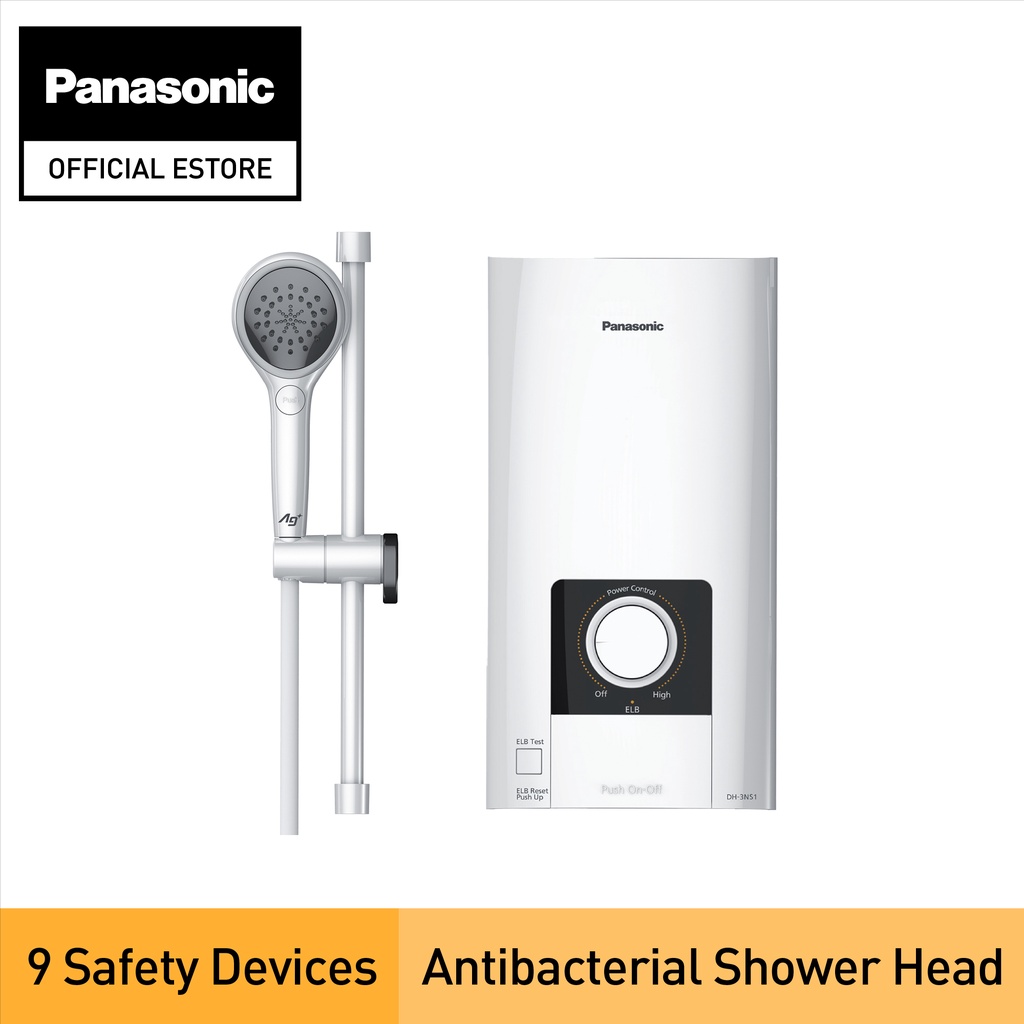 Panasonic Luxury Electric Water Heater DH3NS1SW (White) Shopee Singapore