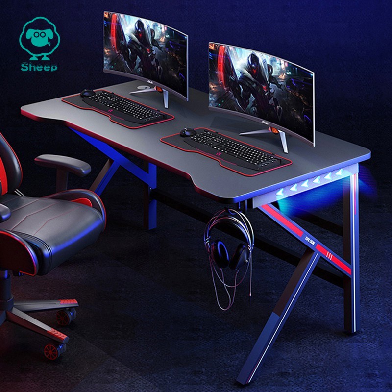 SHEEP RGB Light Gaming Table Laptop Table Computer Desk Study Table