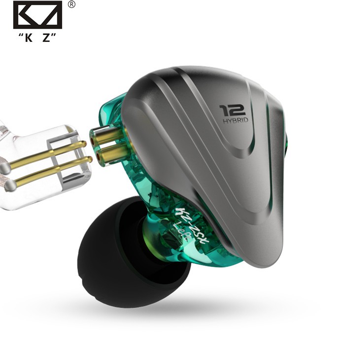 KZ ZSX 5BA+1DD Hybrid InEar Speaker Headphone 12 Drivers Units HIFI
