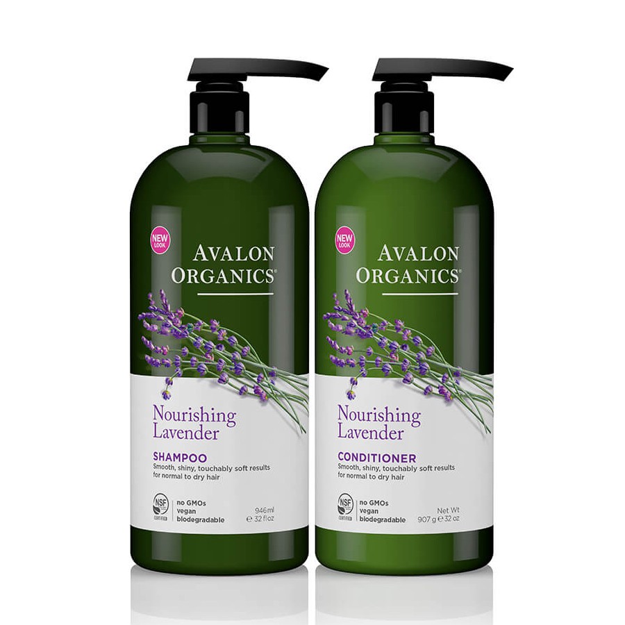 Avalon Organics Lavender Nourishing Shampoo / Conditioner 946ml
