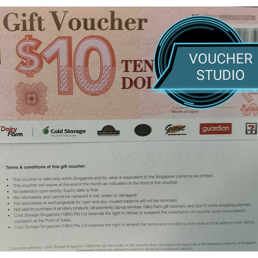 Dairy Farm Voucher (Min purchase 50. Can be combined from multiple