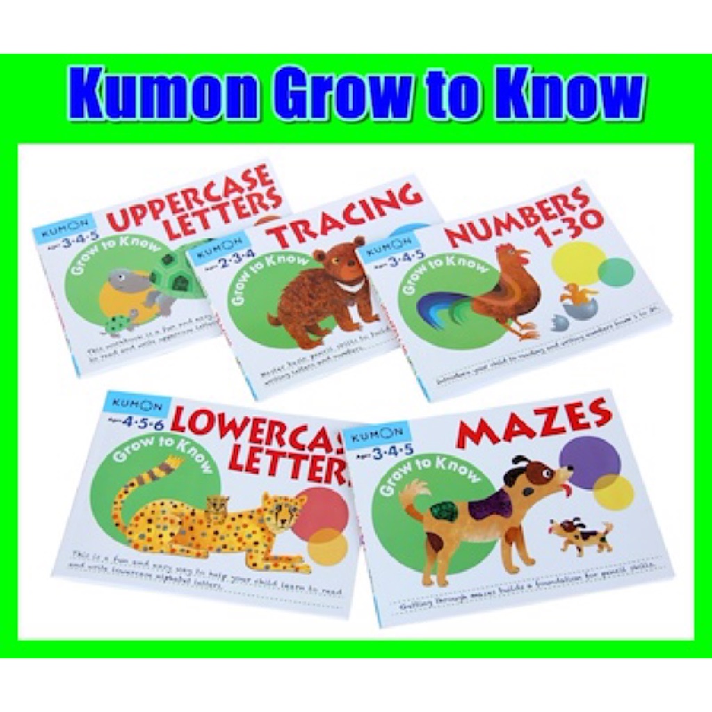 Kumon Grow to Know books series Shopee Singapore