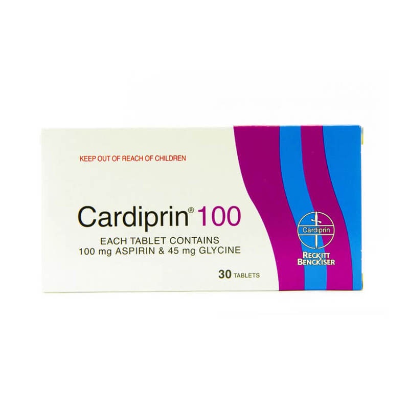 Cardiprin 100 Low Dose Aspirin Tablet 30s/90s (Prevents Strokes & Heart