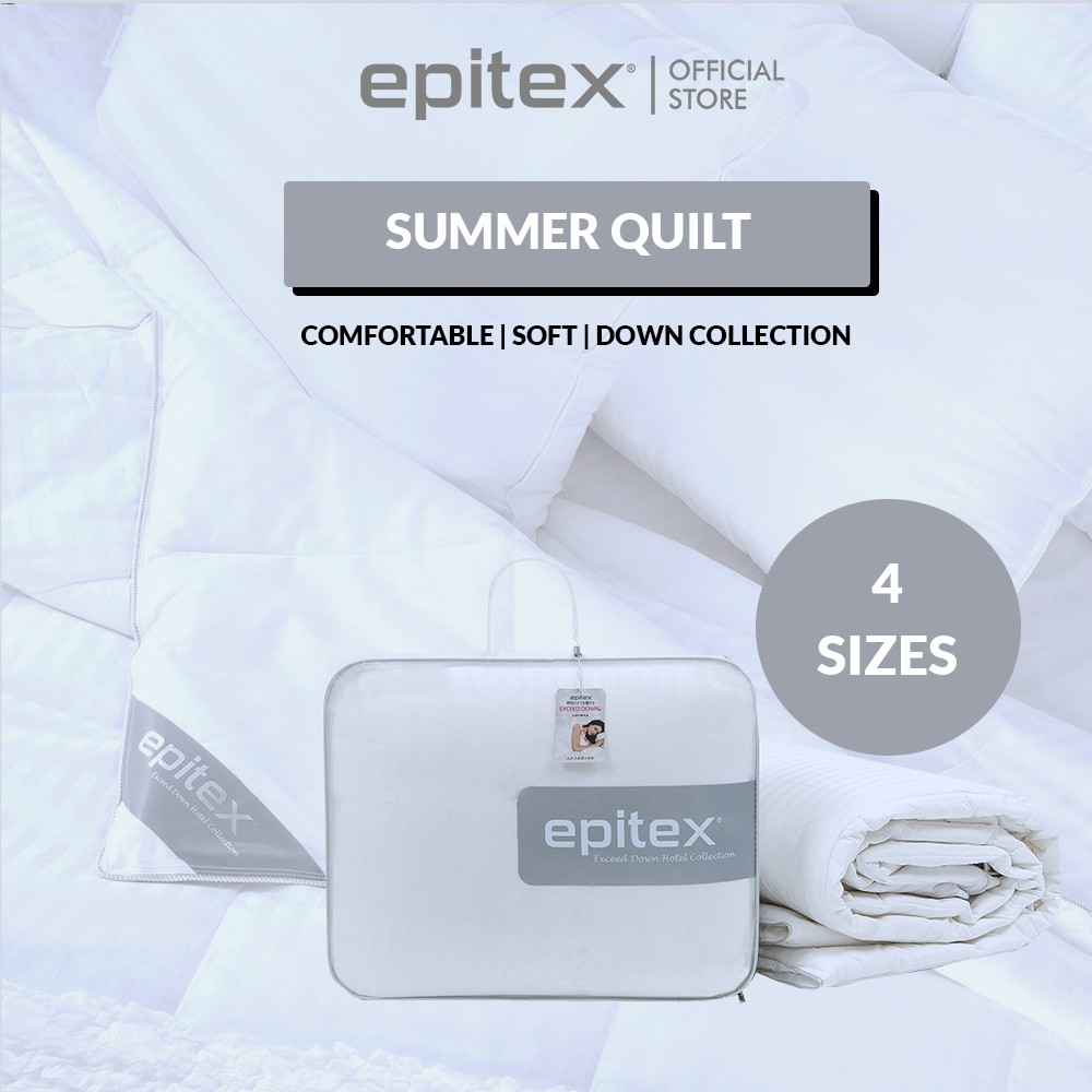 Epitex Exceed Down Hotel Collection Summer Quilt Blanket Comforter