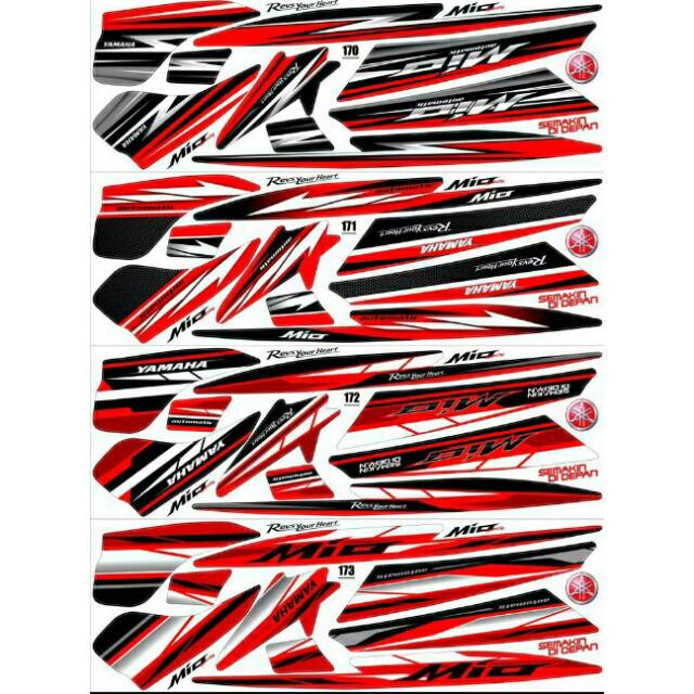 Sticker / Striping Variations Mio Sporty / Mio Smile / Mio