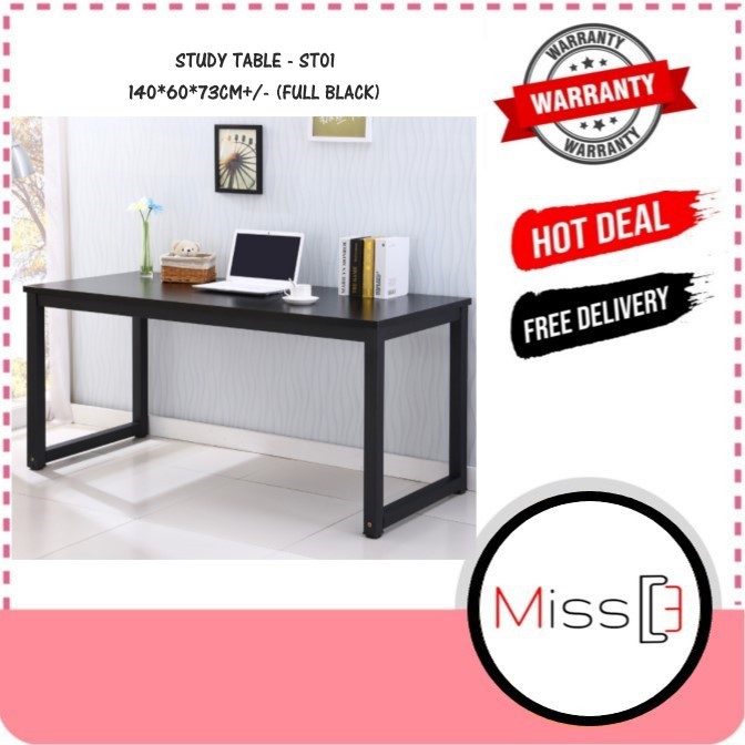 Study Table 140cm Free Delivery Shopee Singapore