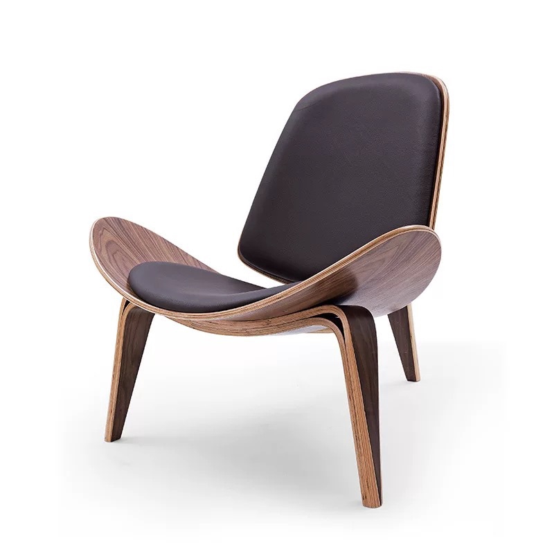 Nordic ins creative simple designer sofa chair smile airplane shell