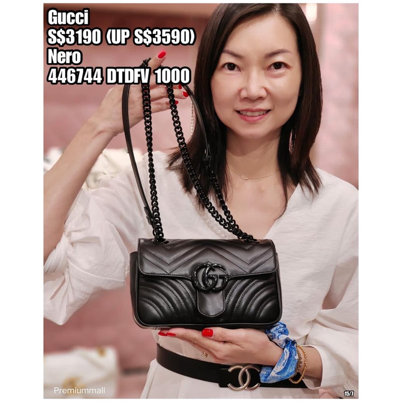 Preorder GUCCI 446744 DTDFV 1000 BAG Shopee Singapore