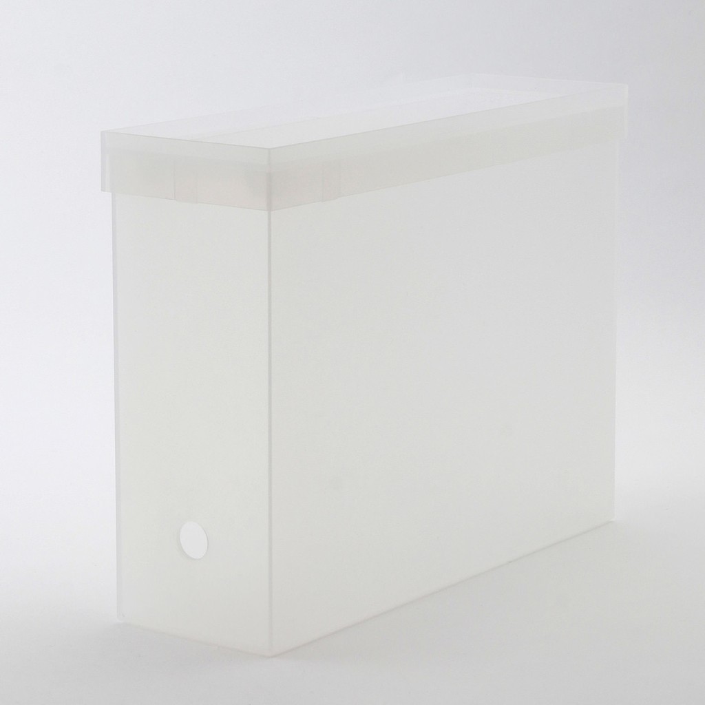 [Bundle Set] MUJI PP File Box A4 With Lid (Clear) Shopee Singapore