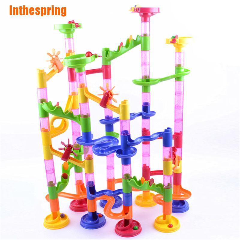 Inthespring Marble Run Race Children Kid Boys Building Construction