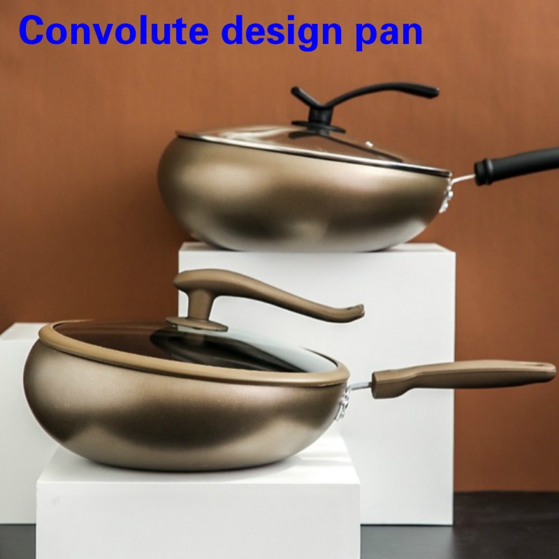 Pan nonstick wok gas stove cooker home dedicated frying pan Shopee