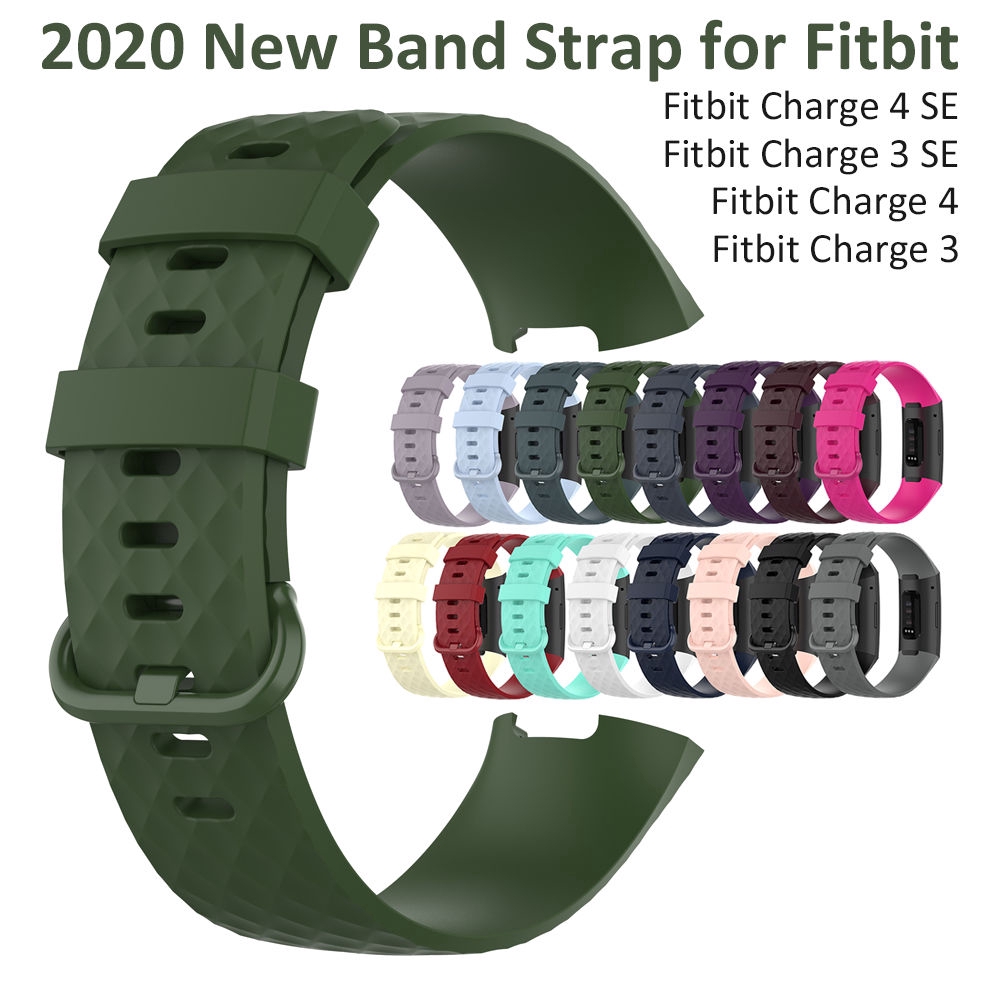 Bands Replacement for Fitbit Charge 4 Sports Watch Band Strap