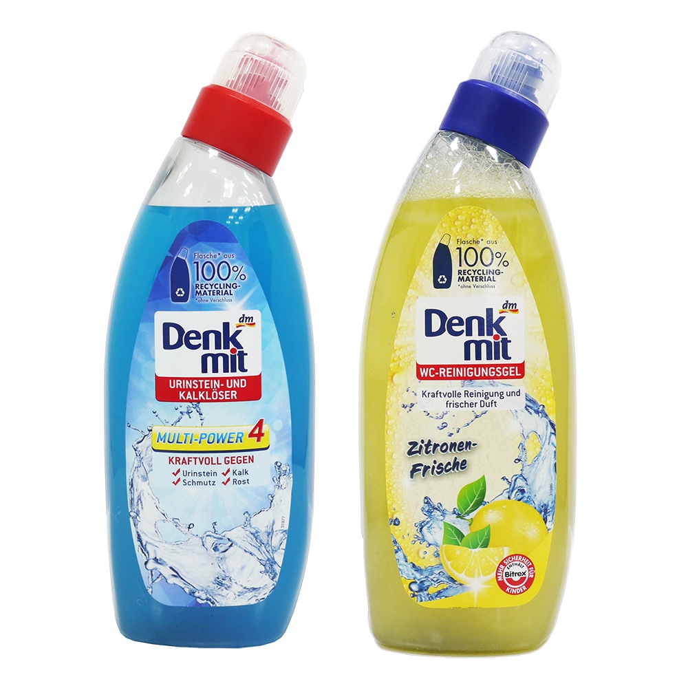 Large German DM Denkmit Toilet Scale Rust Cleaner 750ml/Toilet Cleaning