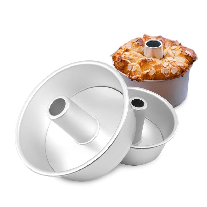 6 inch 8 inch Round Chiffon Cake Tin Set Non Stick Spring