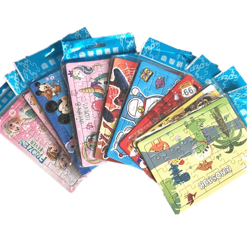 [SG SELLER] kids 30 piece educational puzzle school birthday goodie bags childrens day gifts