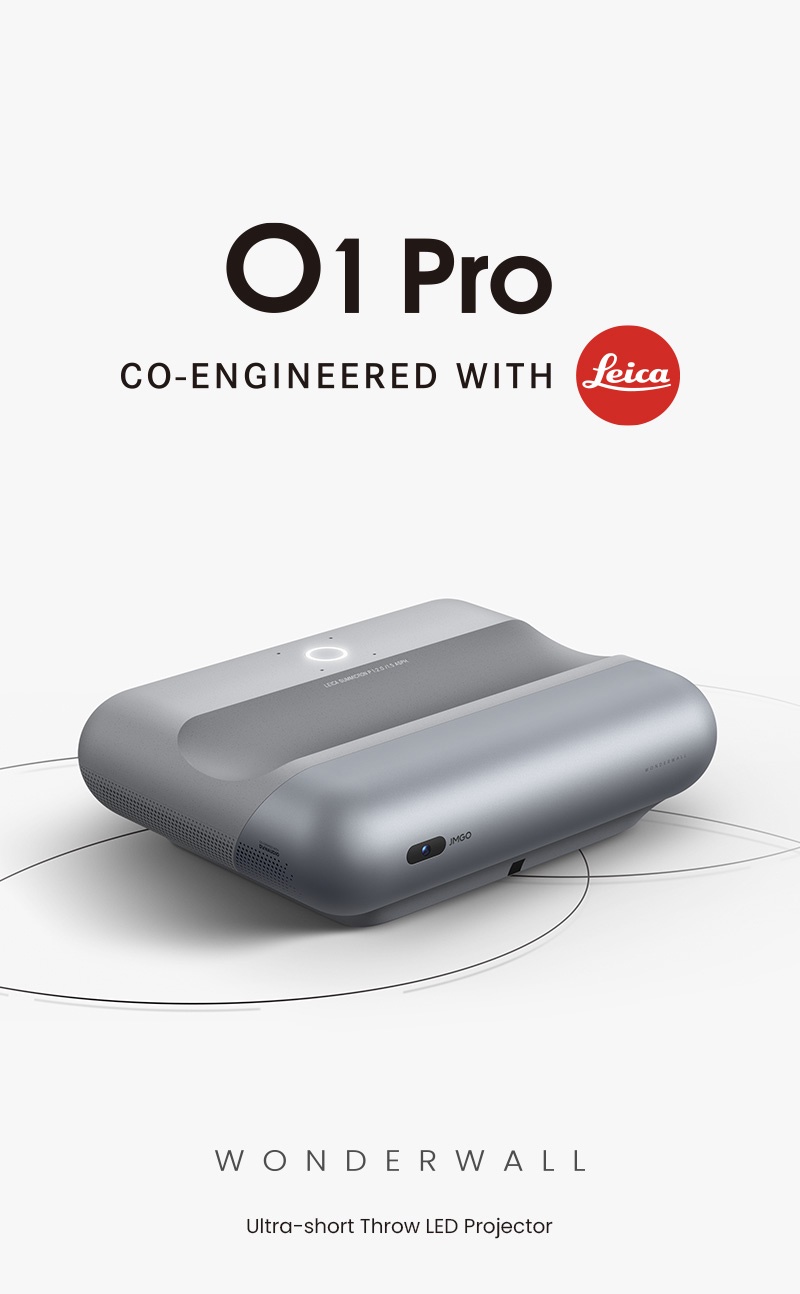 JMGO O1 Pro Ultra Short Throw Projector Full HD WiFi Enabled 1500 ANSI