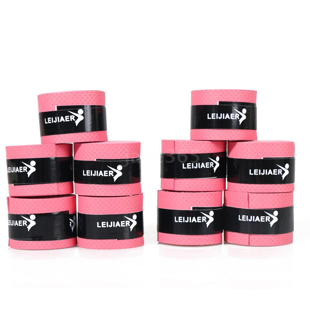10pcs/lot Tennis Racket PU Overgrip Antiskid Sweat Absorbed Soft Wrap
