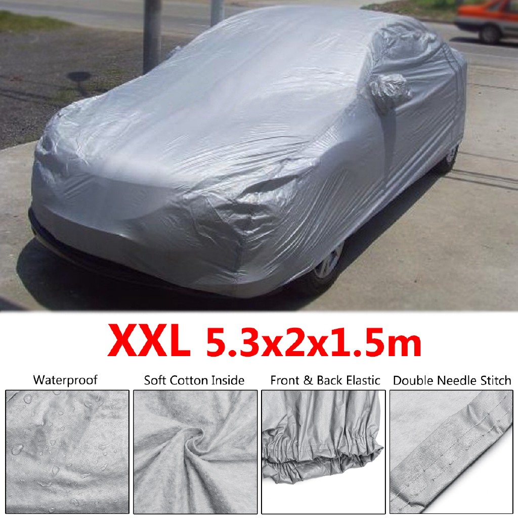 NEW Full Car Cover UV Protection Waterproof Breathable Large SizeXXL