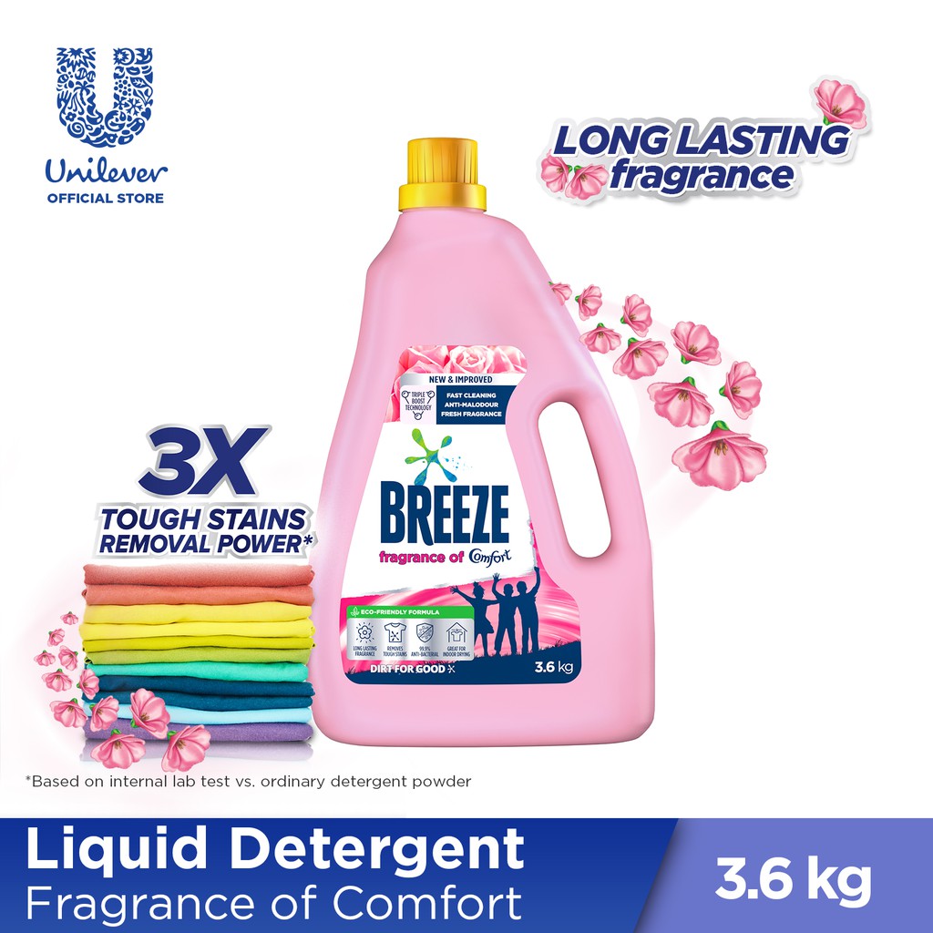 Breeze Liquid Detergent 3.63.8kg Shopee Singapore