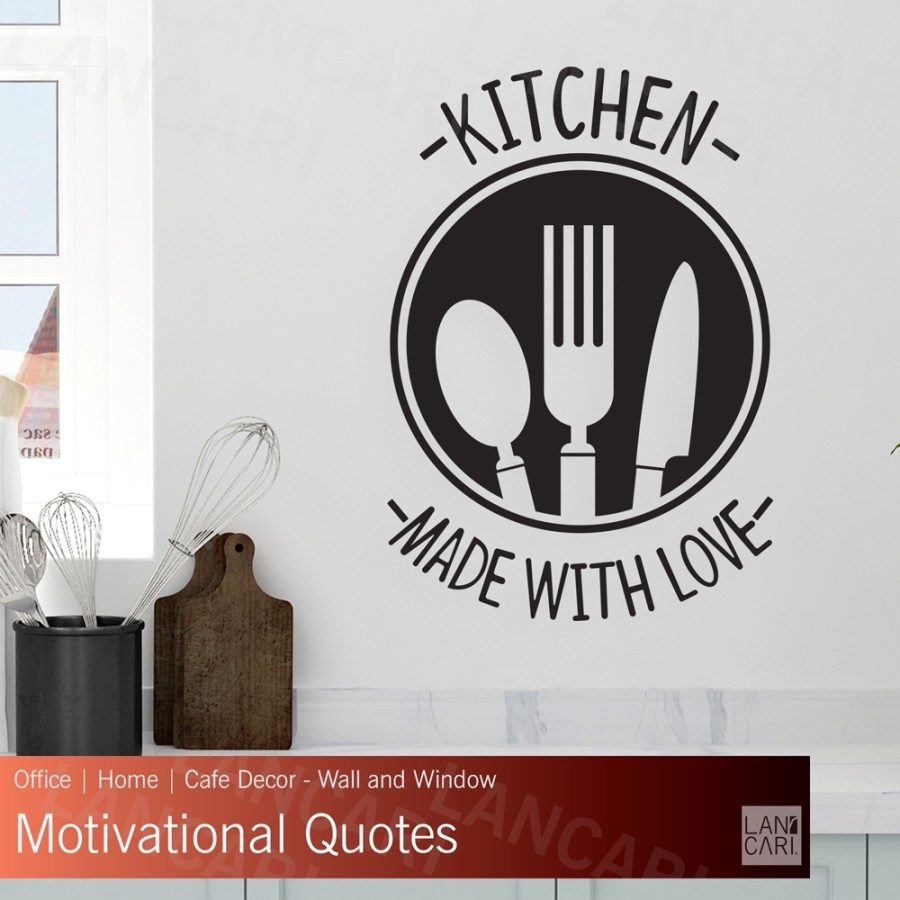 Sticker Kitchen Made Glass Wall Sticker Kitchen Door Restaurant Cafe