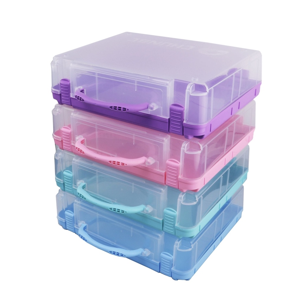 Chunbe 90mm A4 Plastic Document Case With Handle Multi Purpose Case