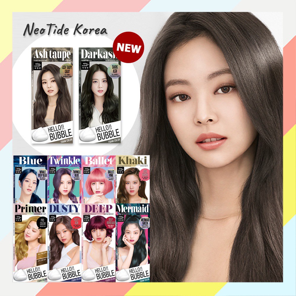 Mise En Scene Hello Bubble x Black Pink Dye Hair Coloring 18Colors
