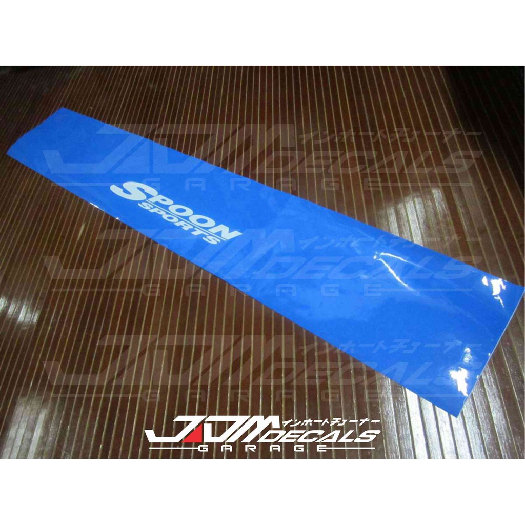Spoon Sports Windshield Banner Sticker Shopee Singapore