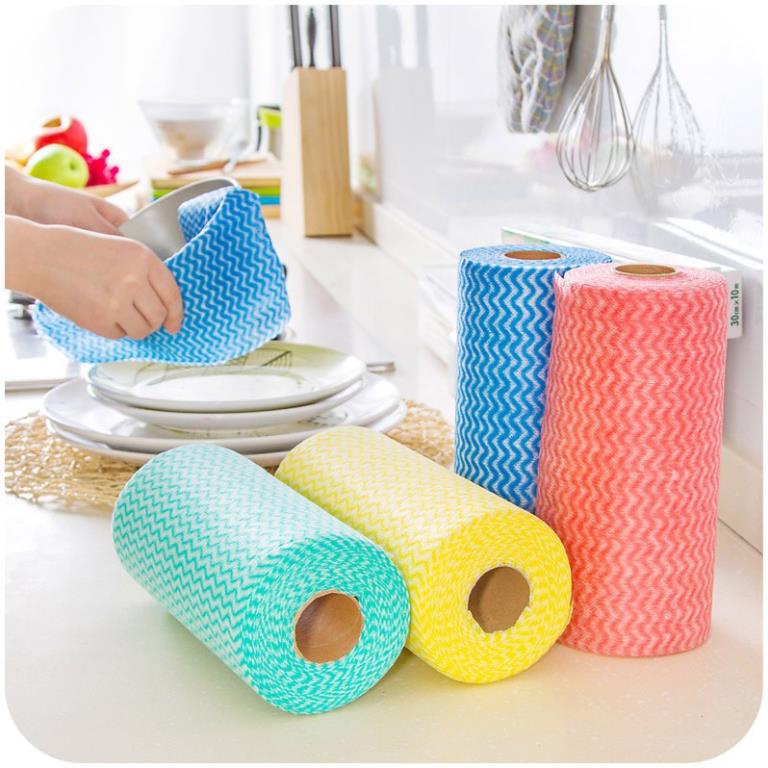 Extremely good grease waterproof kitchen multipurpose wipes roll reusable many times