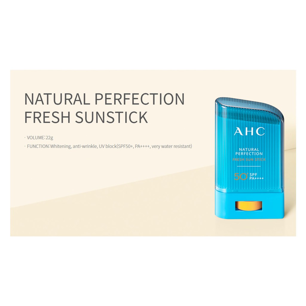 AHC Natural Perfection Fresh Sun Stick SPF 50+/PA++++ 22g
