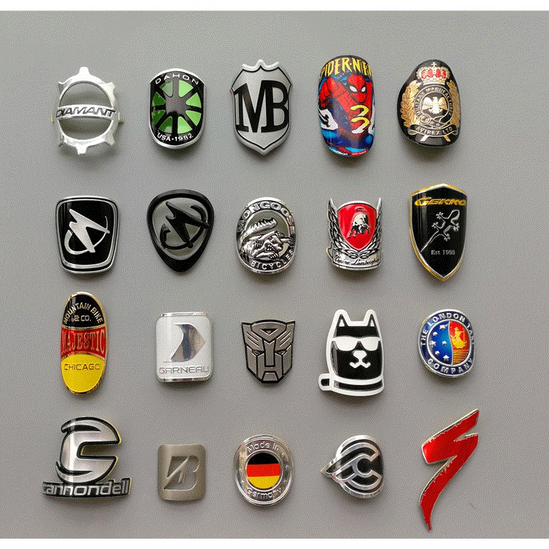 2020 The New Bicycle frame metal stickers, signs, head tube labels