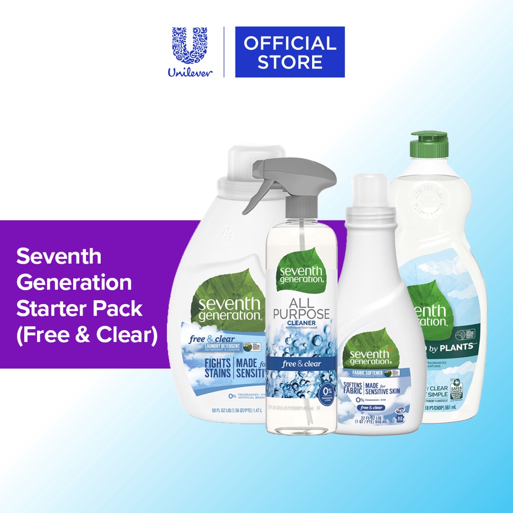 Seventh Generation All Purpose Cleaner 680ml +Dishwashing Liquid 561ml