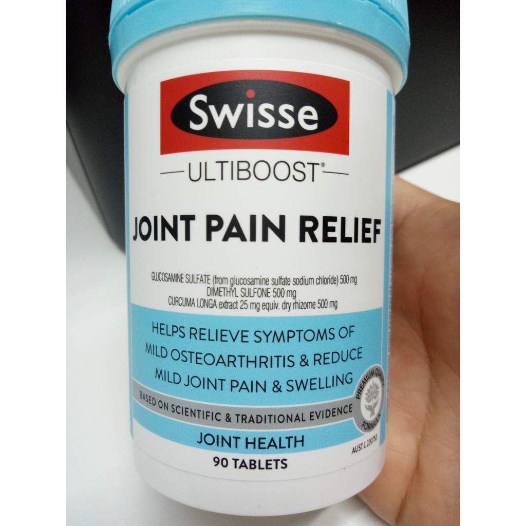 Swisse Ultiboost Joint Pain Relief 90 Tablets Apr 2023 Glucosamine