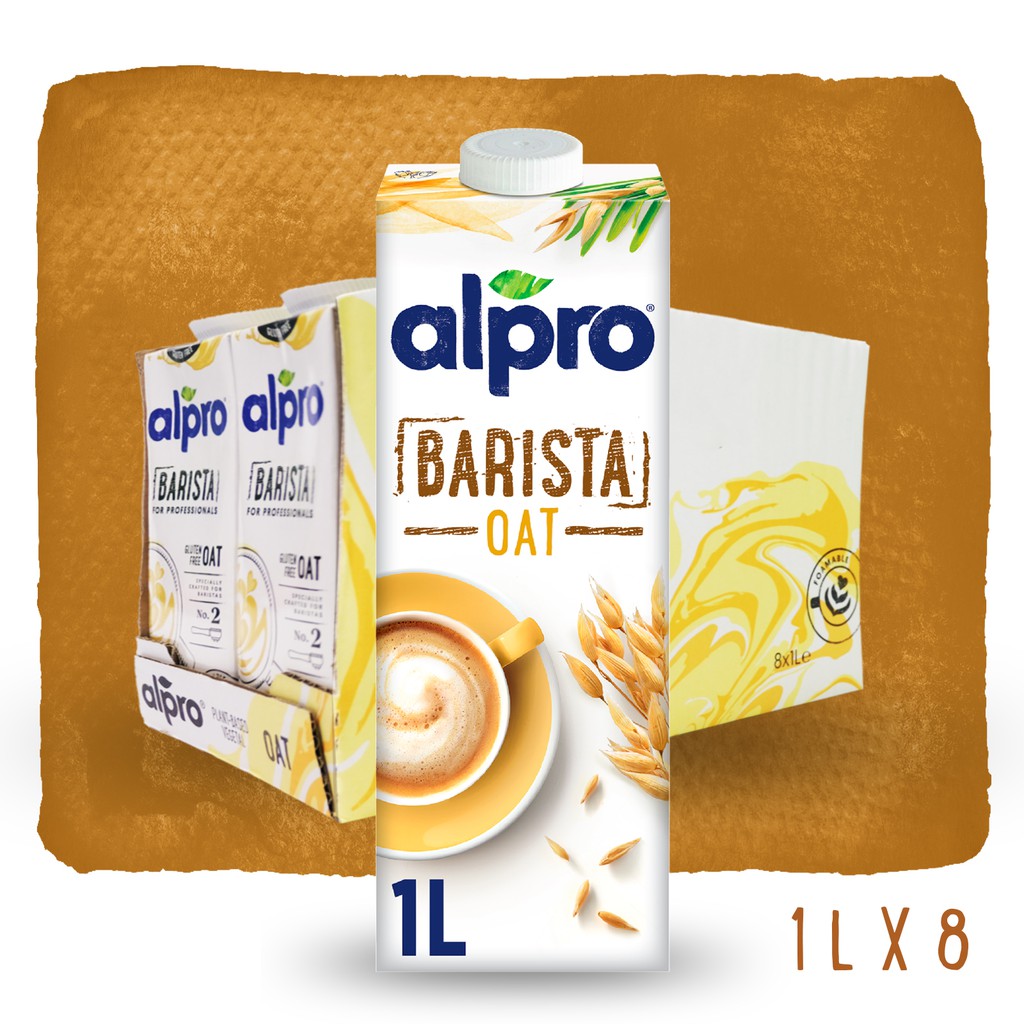 Alpro Barista Gluten Free Oat Case 8 X 1L Sonnamera