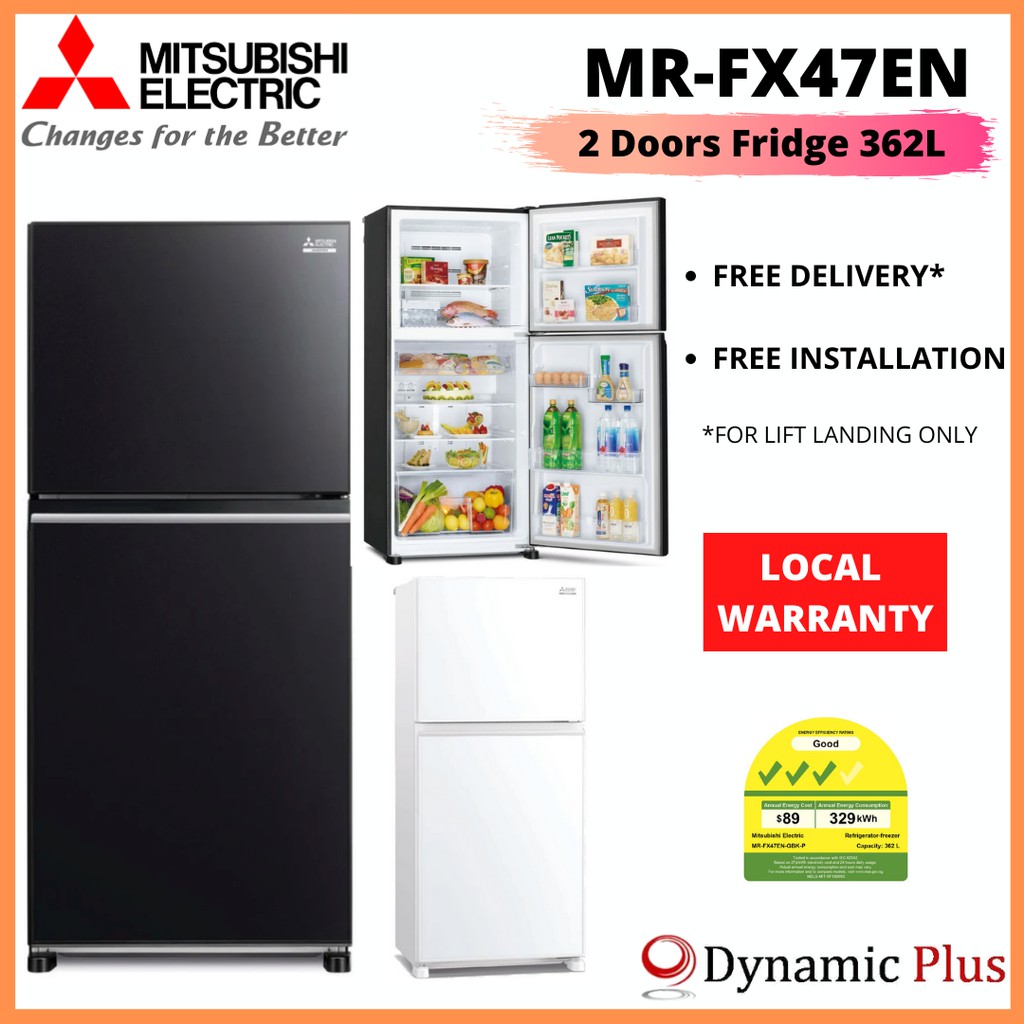 Mitsubishi MRFX47EN 2Door Refrigerator 362 L Shopee Singapore