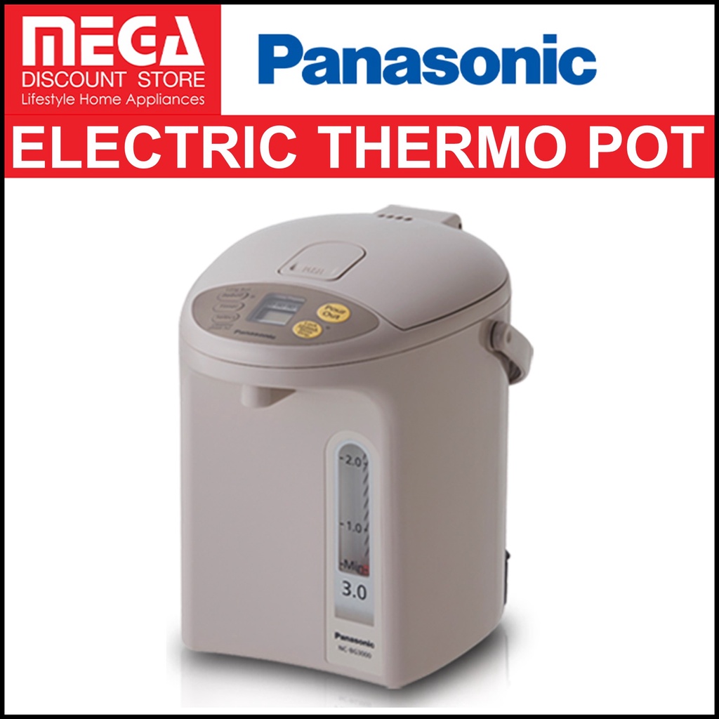 PANASONIC NCBG3000CSH 3L ELECTRIC THERMO POT (NCBG3000) Shopee